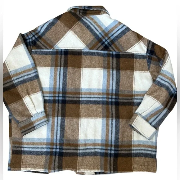 ZARA women’s wool blend oversized shacket size XL - Picture 4 of 13